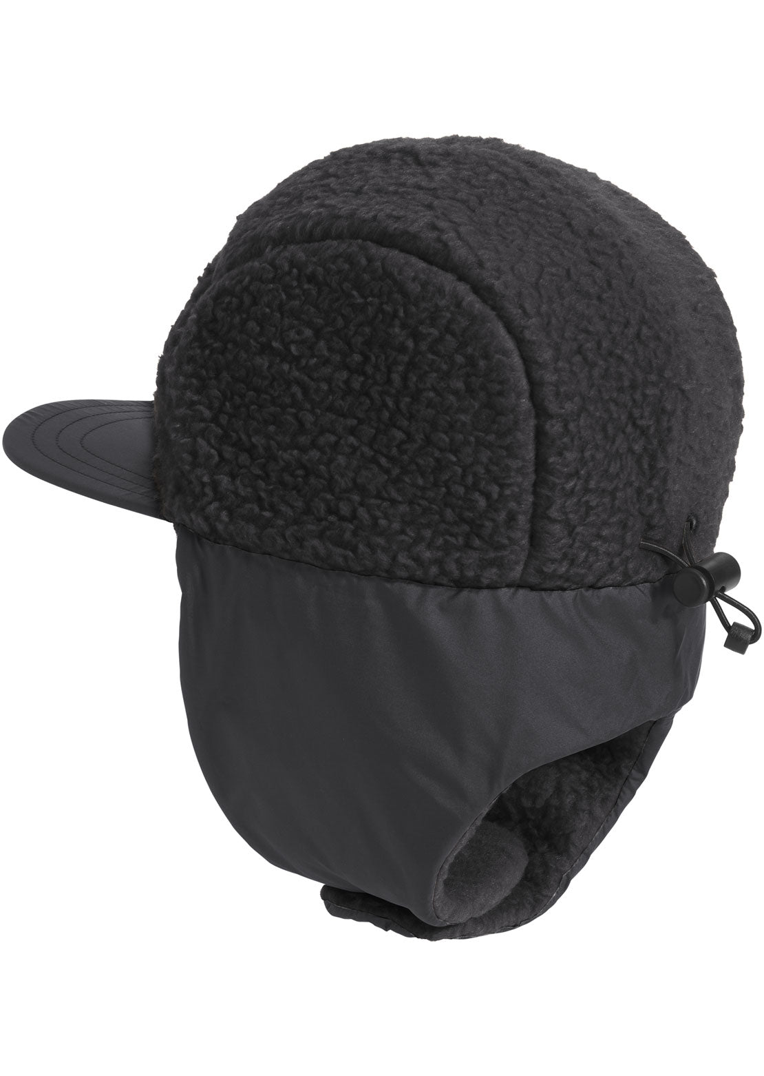 The North Face Junior Forrest Fleece Trapper Hat TNF Black/Asphalt Grey