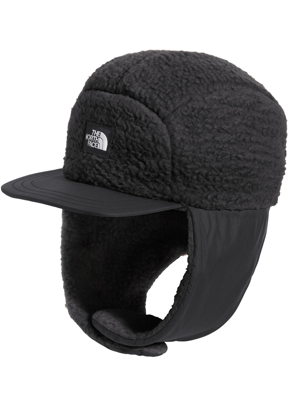 The North Face Junior Forrest Fleece Trapper Hat TNF Black/Asphalt Grey