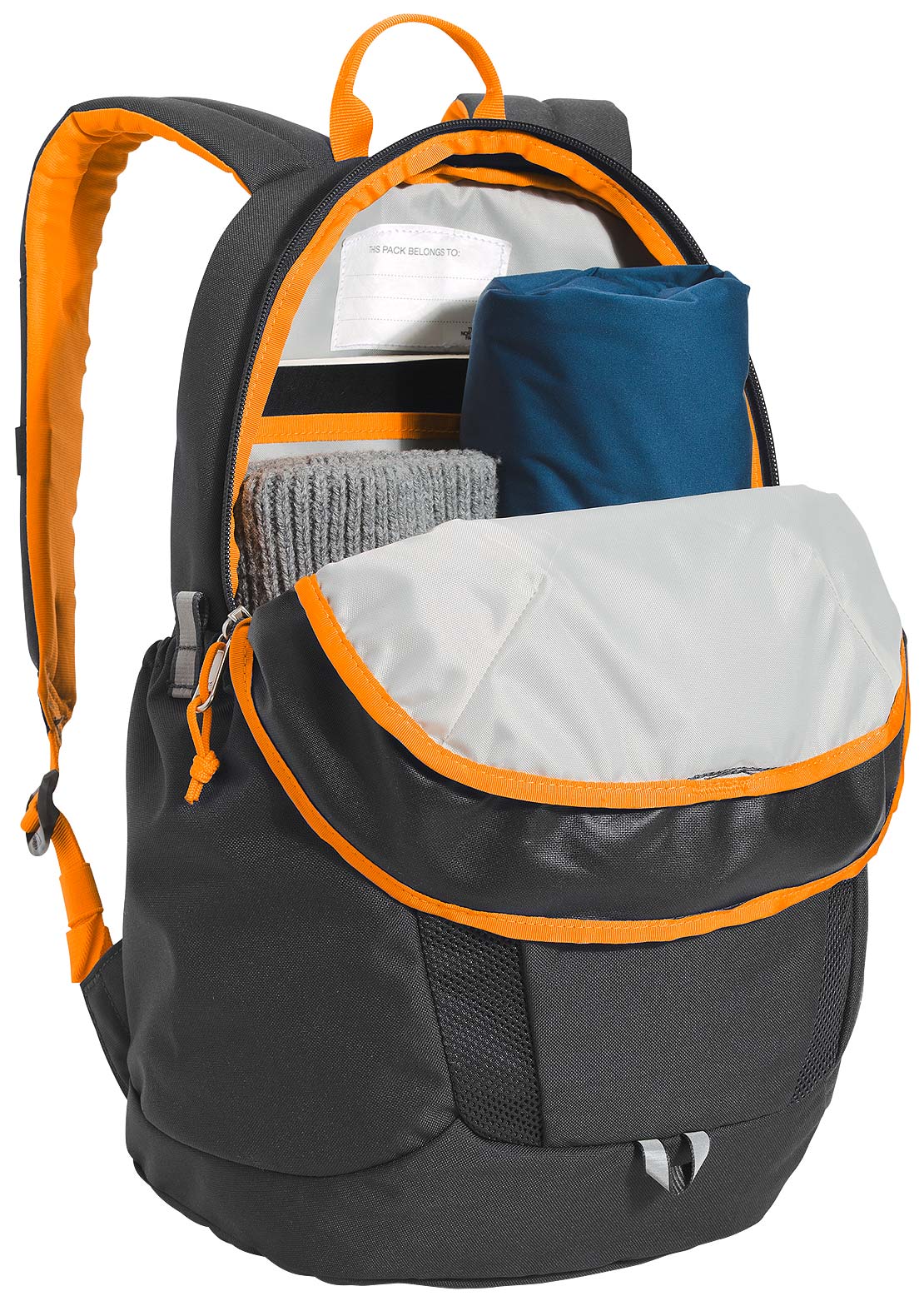 The North Face Junior Mini Recon Backpack Asphalt Grey/Cone Orange