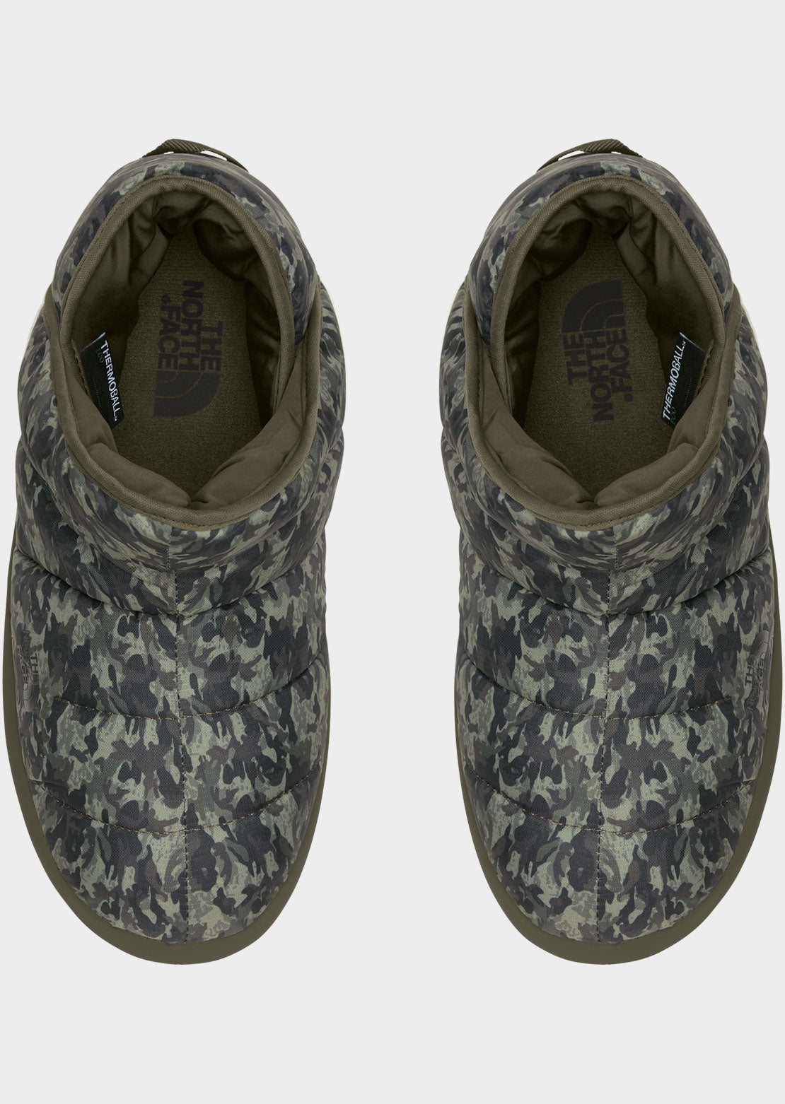 The North Face Junior ThermoBall Traction Bootie New Taupe Green Never Stop Camo Print/New Taupe Green