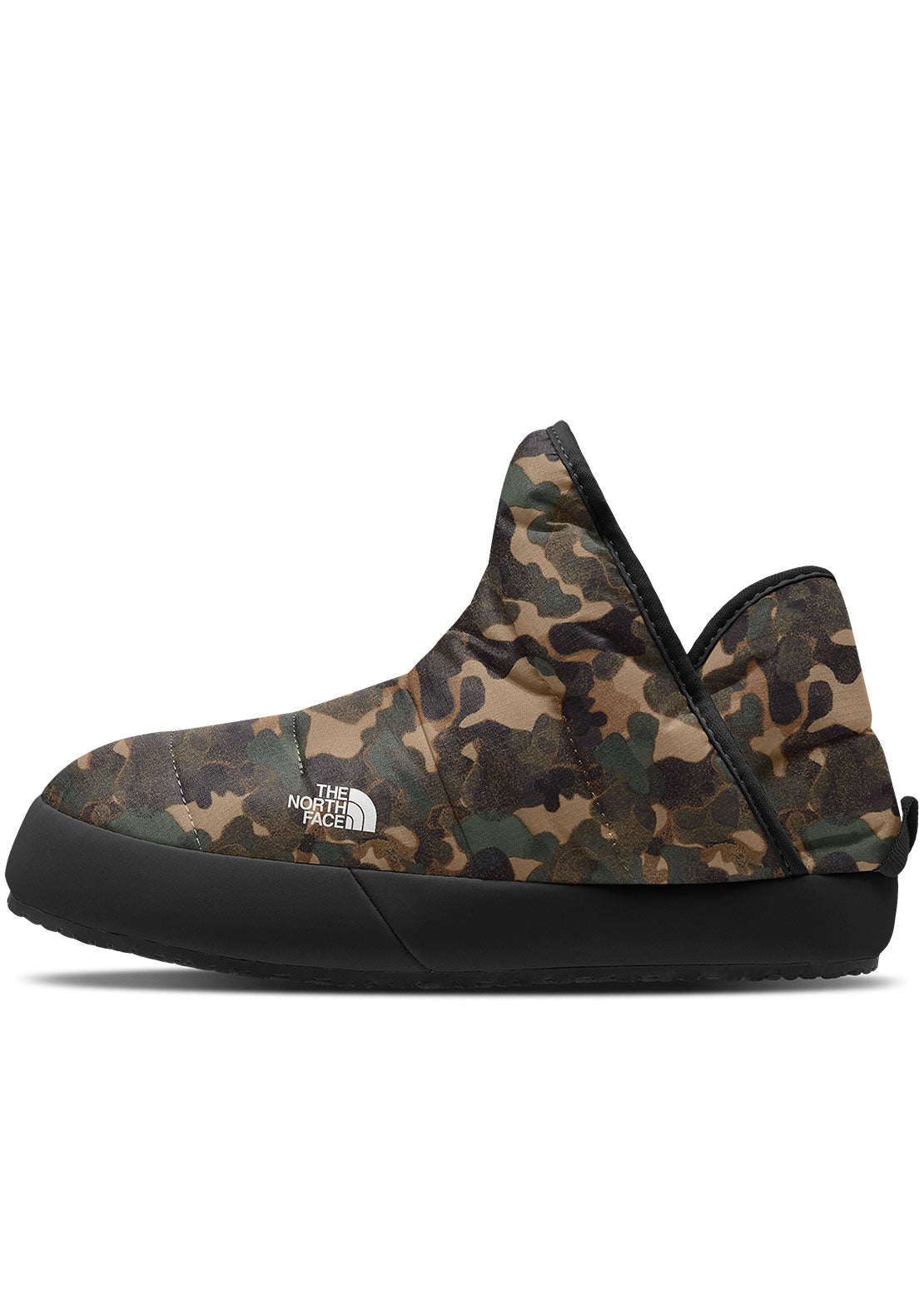 The North Face Junior ThermoBall Traction Bootie Utility Brown Camo Texture Print/TNF Black