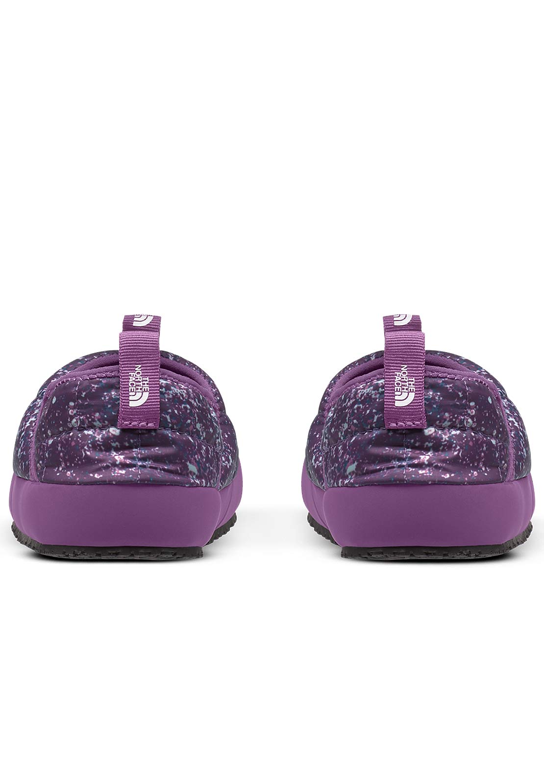 The North Face Junior ThermoBall Traction Mule II Slippers Gravity Purple Paint Spots Print/Gravity Purple