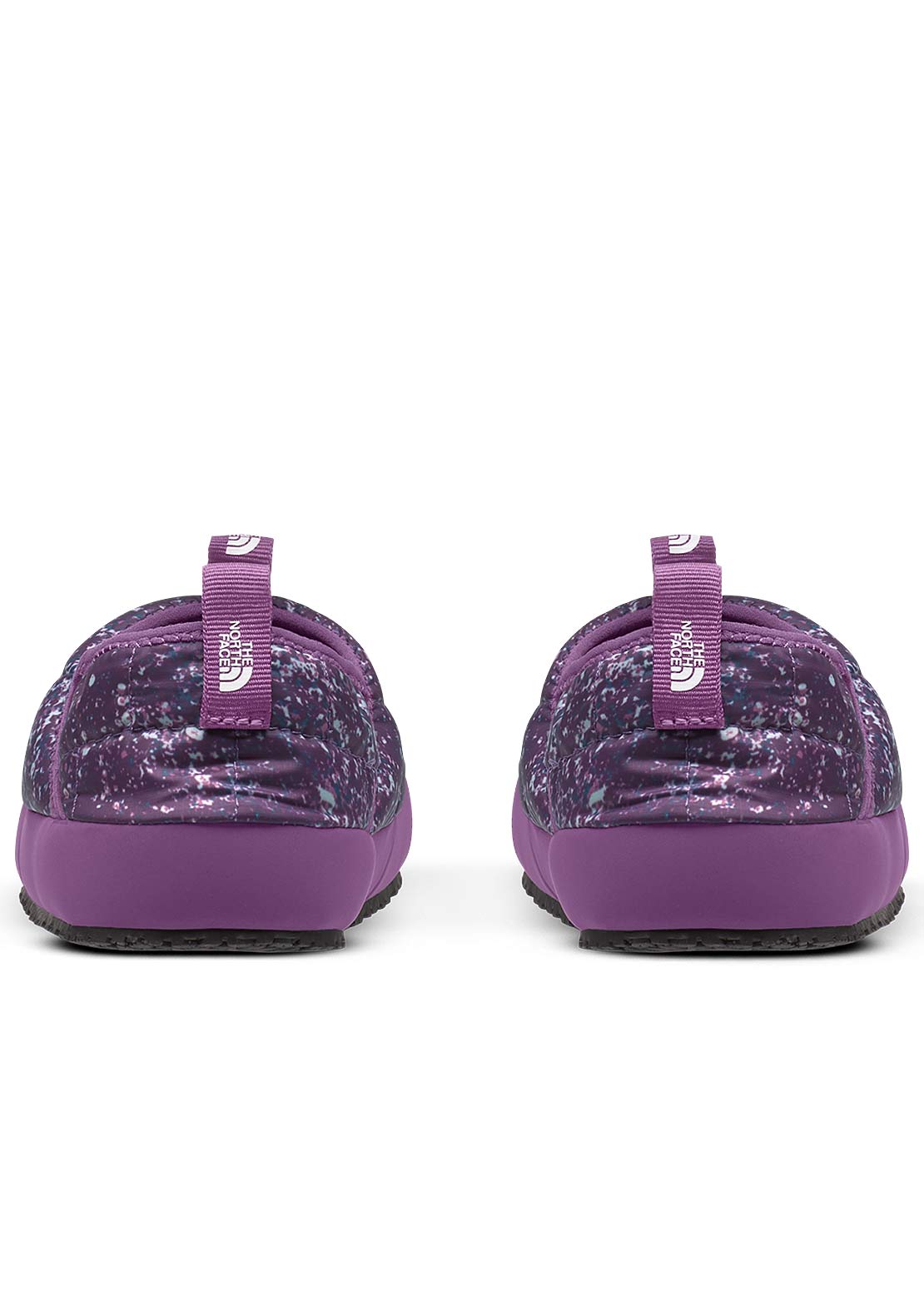 The North Face Junior ThermoBall Traction Mule II Slippers Gravity Purple Paint Spots Print/Gravity Purple