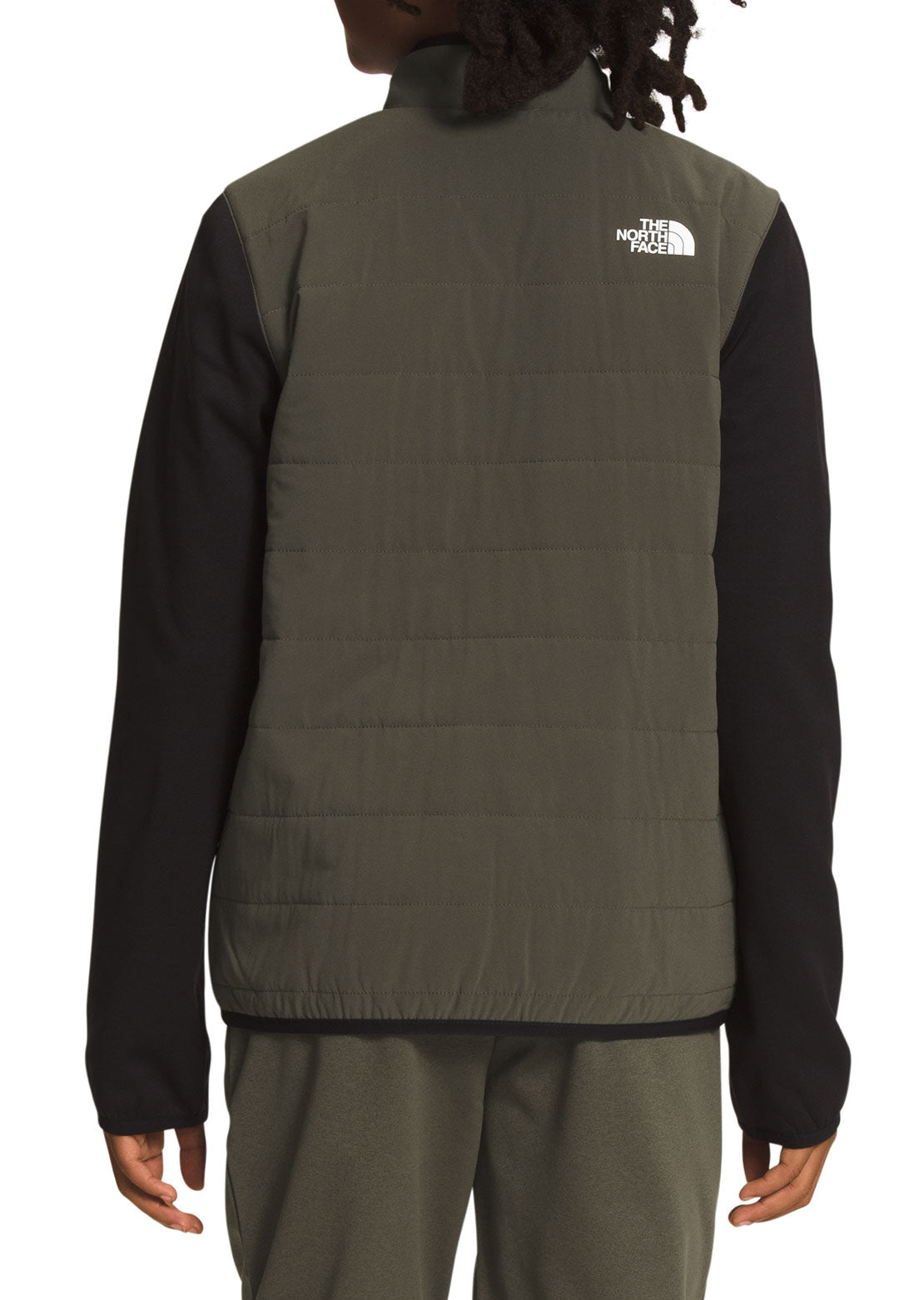 The North Face Junior Winter Warm Hybrid Full Zip Jacket New Taupe Green