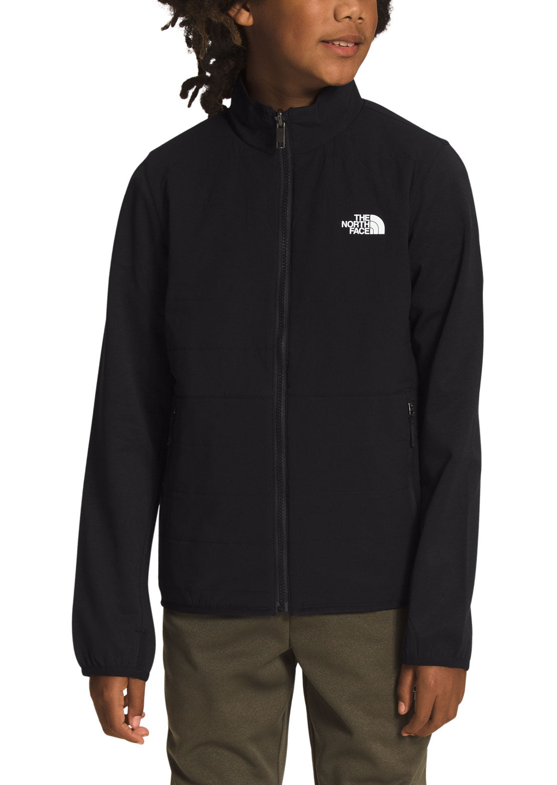 The North Face Junior Winter Warm Hybrid Full Zip Jacket TNF Black