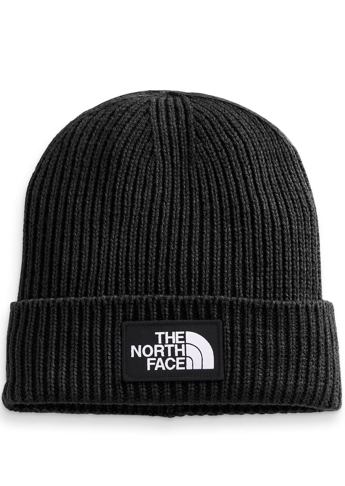 The North Face Logo Box Cuffed Beanie black