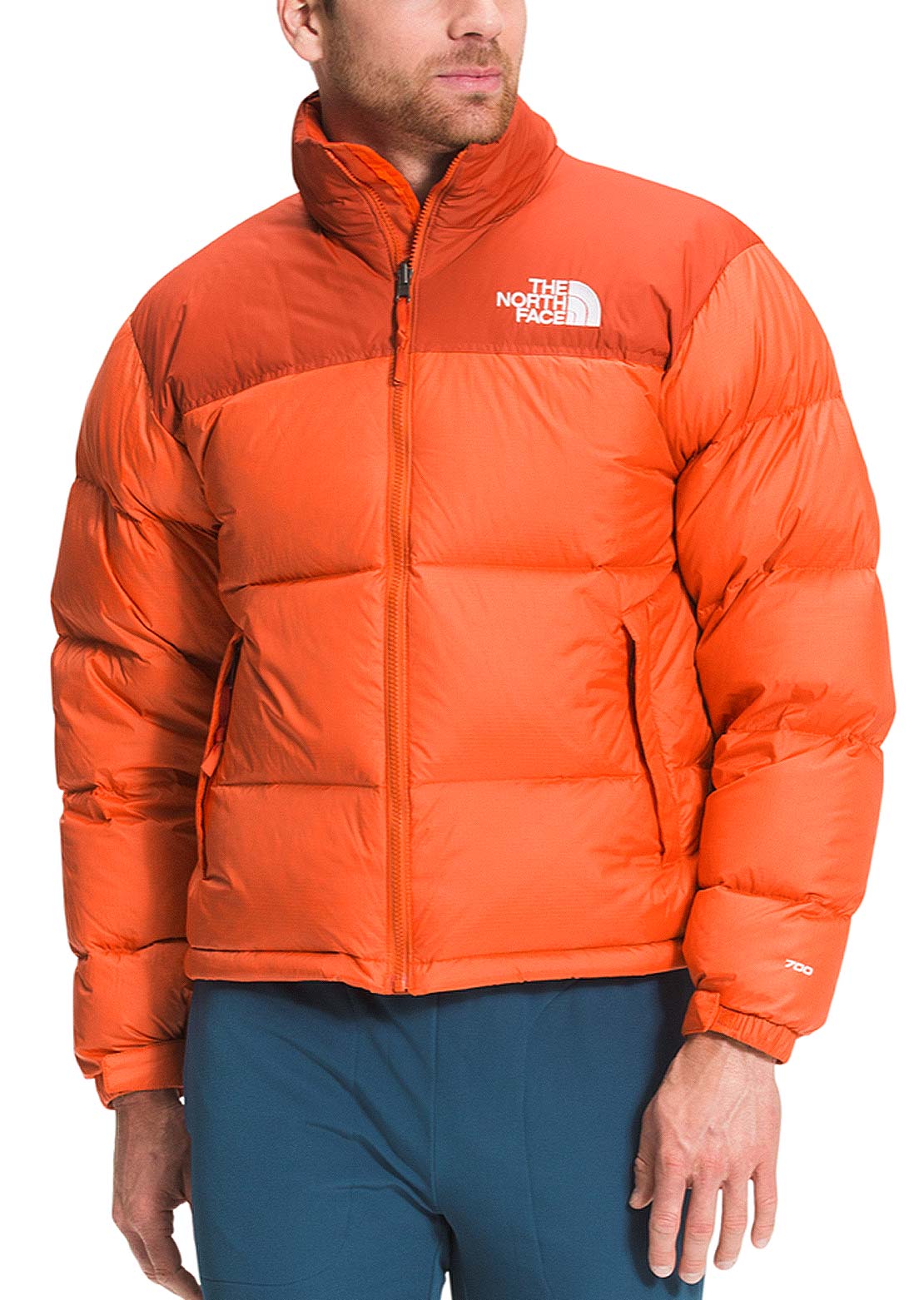 The North Face Men&#39;s 1996 Retro Nuptse Jacket Red Orange/Burnt Ochre