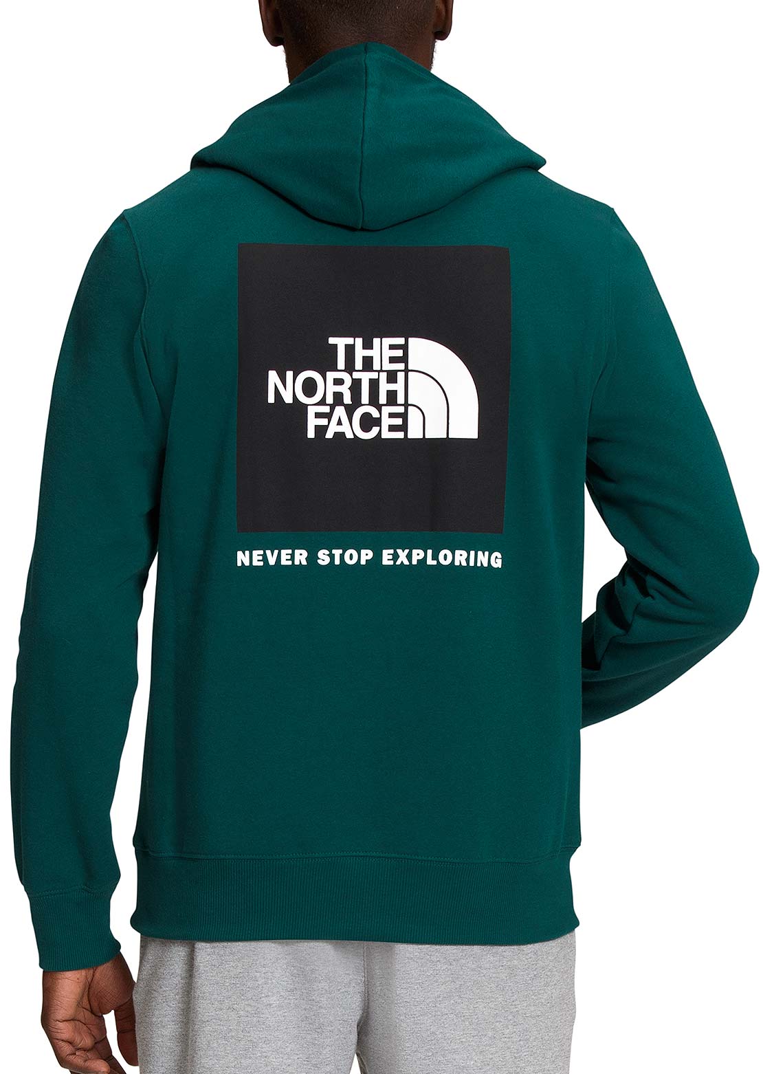 The North Face Men&#39;s Box NSE Pullover Hood Ponderosa Green/TNF Black