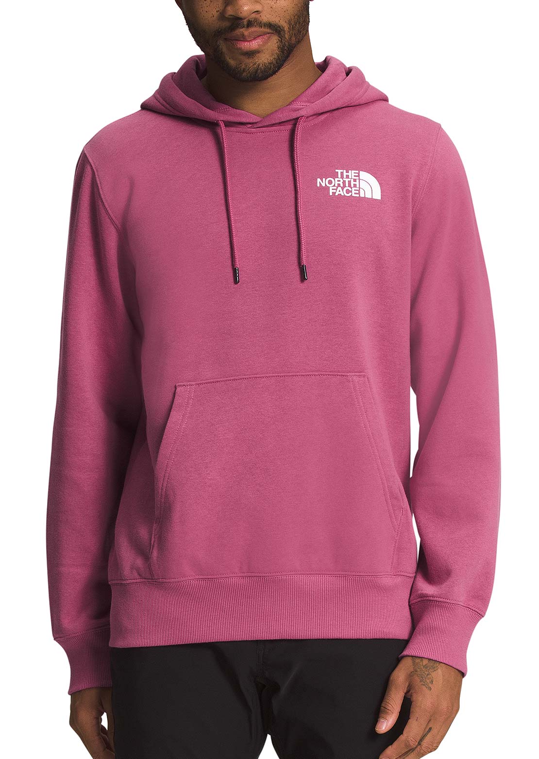 The North Face Men&#39;s Box NSE Pullover Hood Red Violet/TNF Black