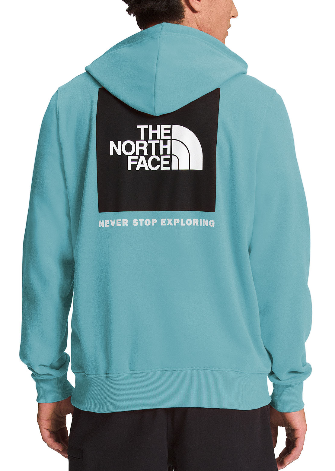 The North Face Men&#39;s Box NSE Pullover Hood Reef Waters/TNF Black