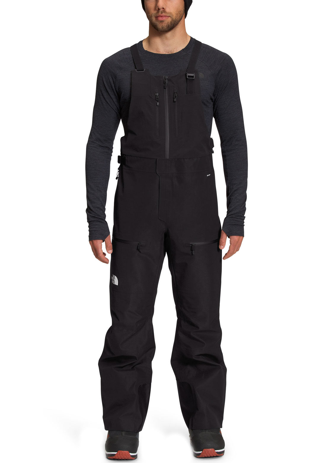 north face snow bib men's