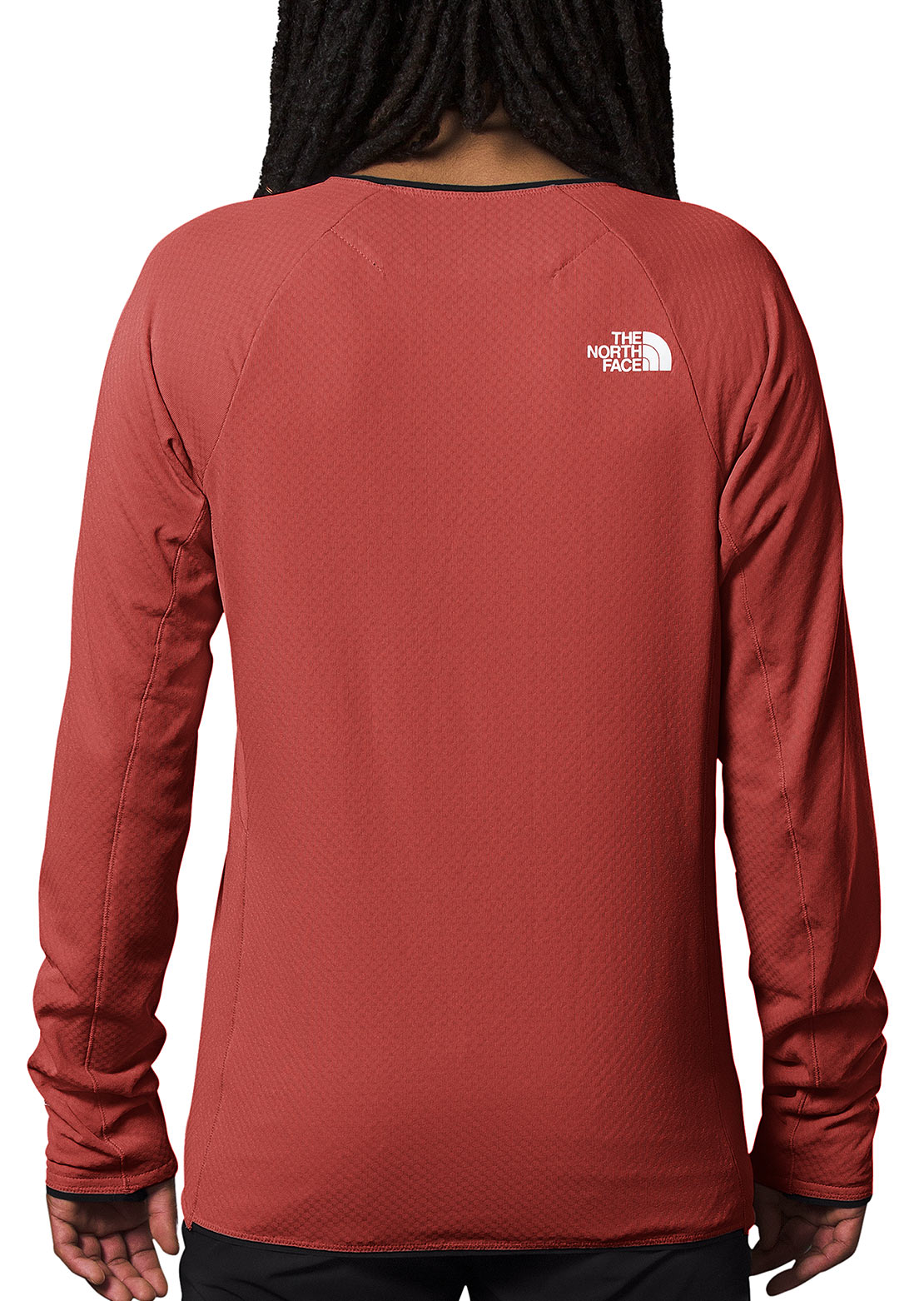 The North Face Men&#39;s Summit Futurefleece Crewneck Pullover Tandoori Spice Red