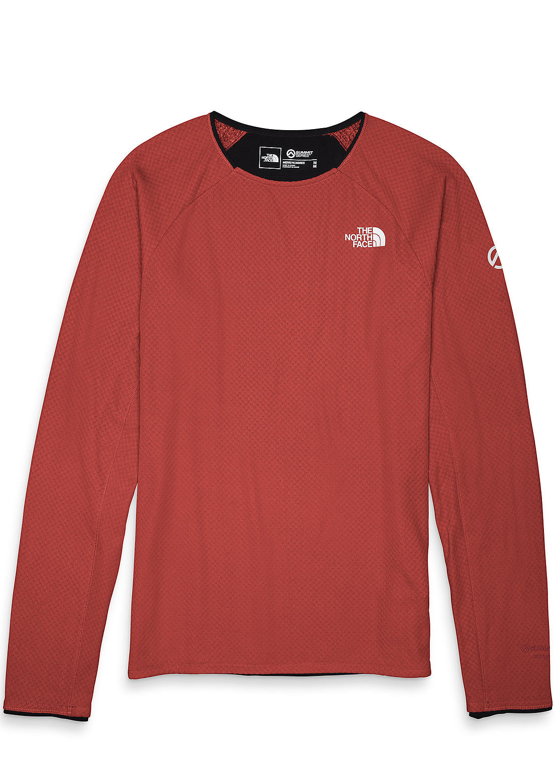 The North Face Men&#39;s Summit Futurefleece Crewneck Pullover Tandoori Spice Red
