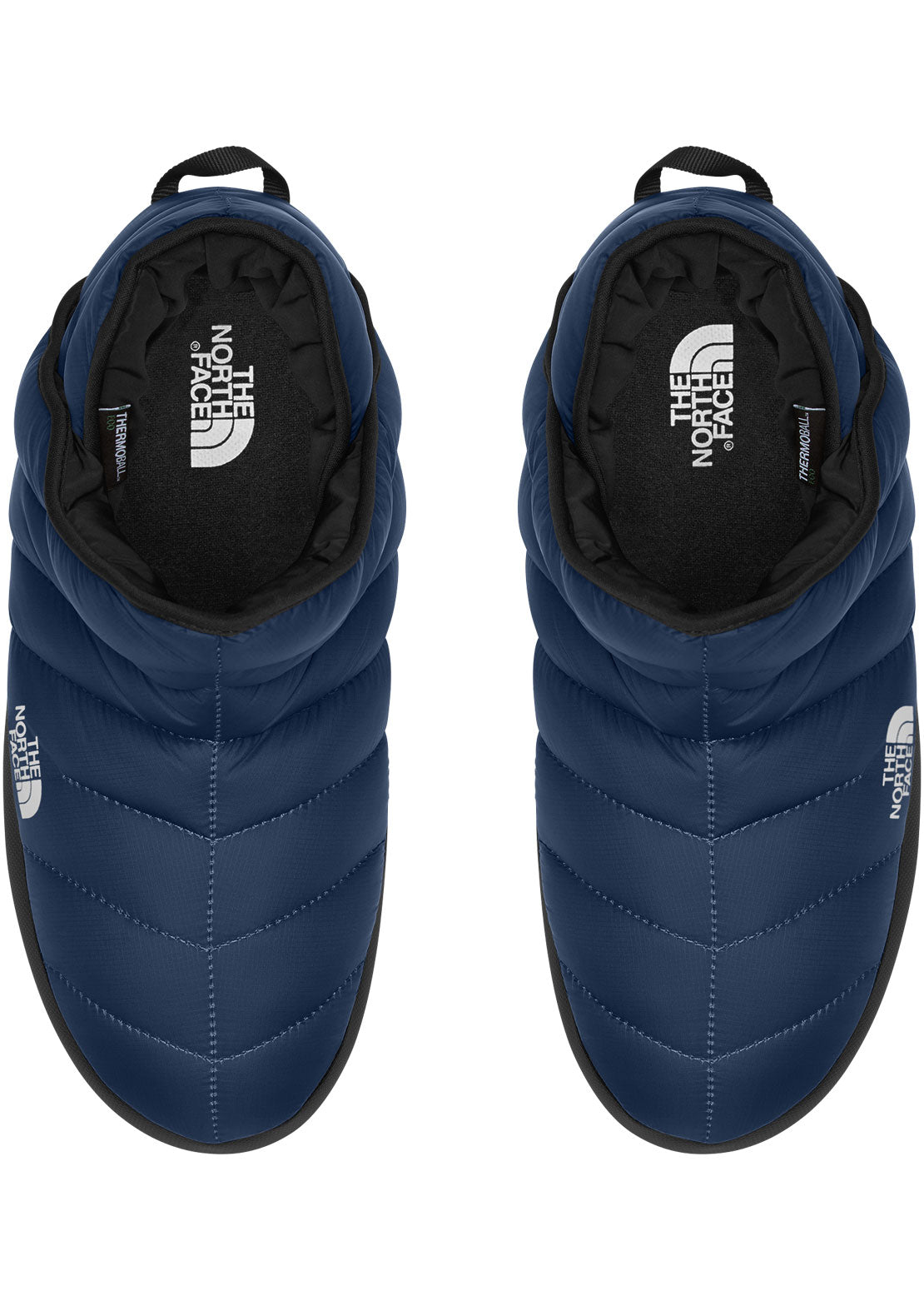 The North Face Men&#39;s ThermoBall Traction Bootie Slippers Shady Blue/TNF Black