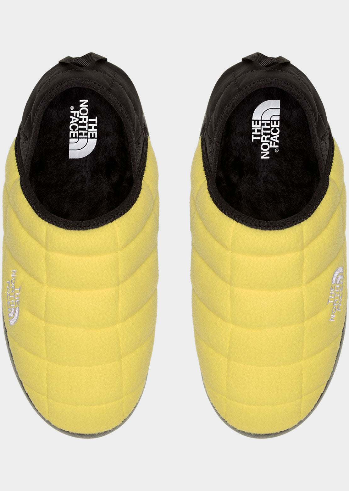 The North Face Men&#39;s ThermoBall Traction Mule V Denali Slippers Yellowtail/TNF Black