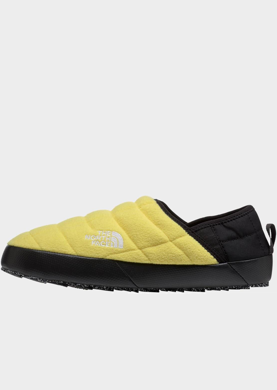 The North Face Men&#39;s ThermoBall Traction Mule V Denali Slippers Yellowtail/TNF Black