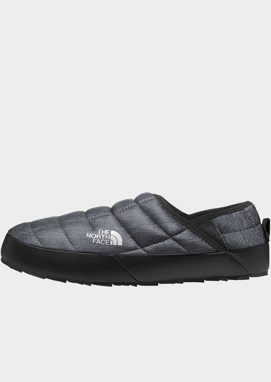 The North Face Men&#39;s ThermoBall Traction Mule V Slippers Phantom Grey Heather Print/TNF Black
