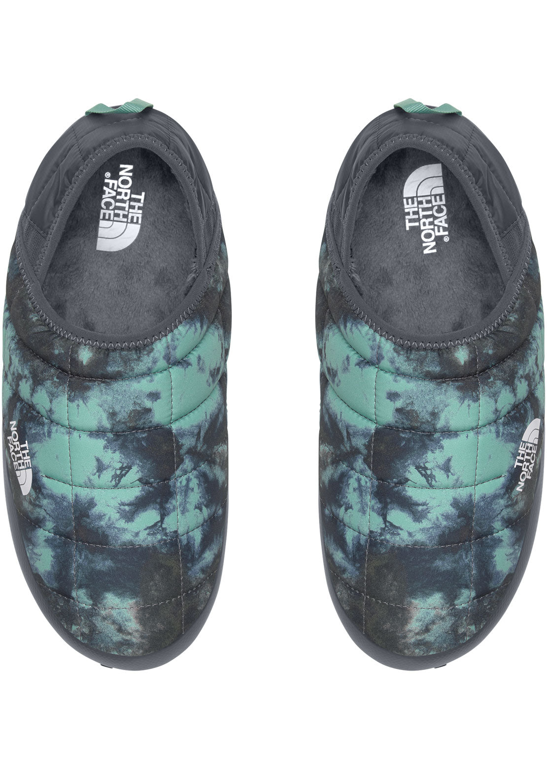 The North Face Men&#39;s ThermoBall Traction Mule V Slippers Wasabi Ice Dye Print/Vanadis Grey