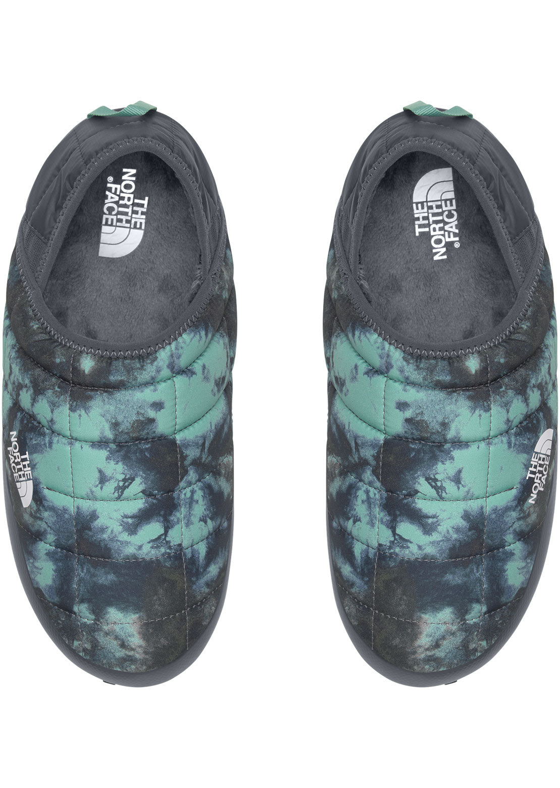 The North Face Men&#39;s ThermoBall Traction Mule V Slippers Wasabi Ice Dye Print/Vanadis Grey