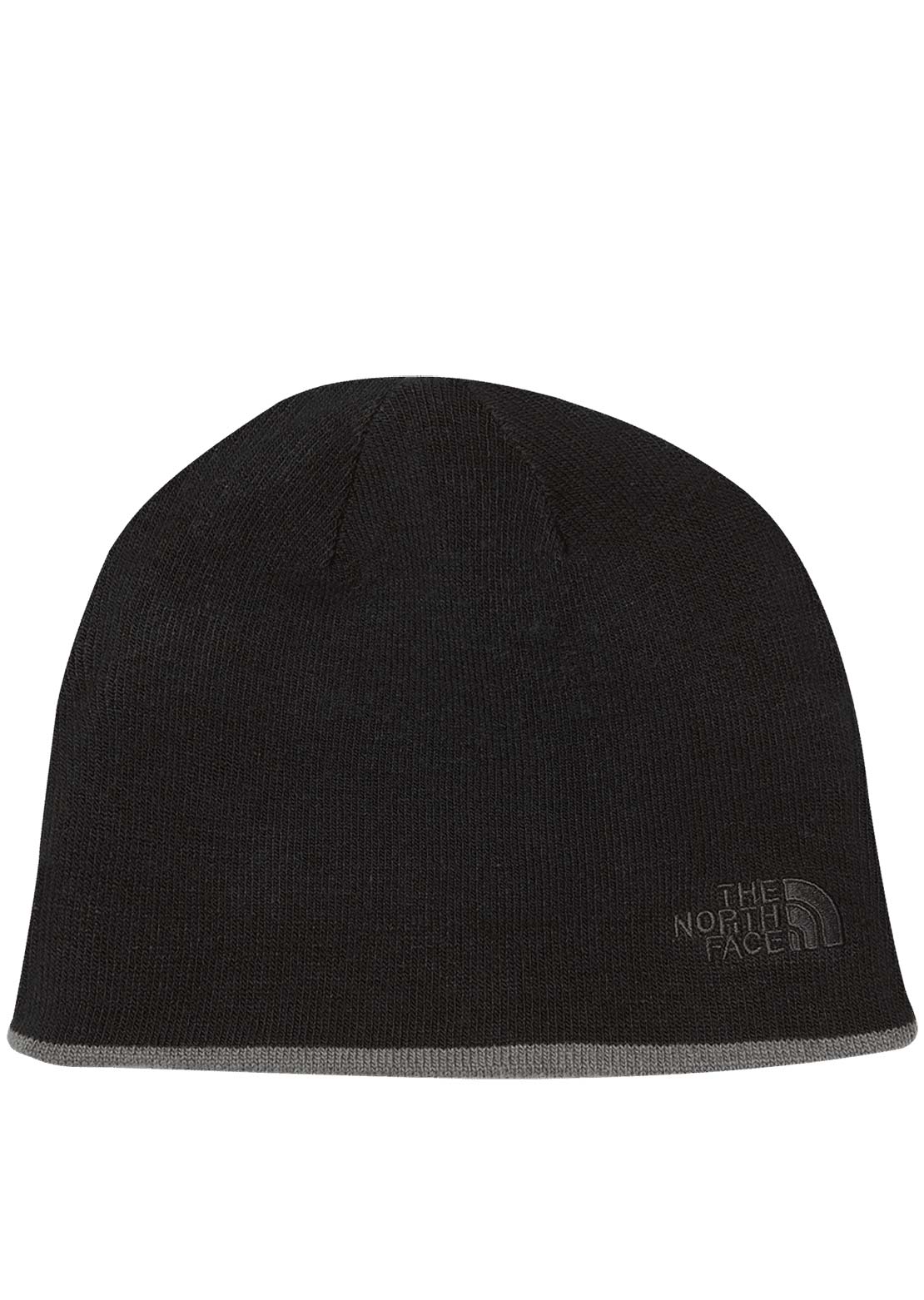 The North Face Reversible Banner Beanie TNF Medium Grey Heather/TNF Black