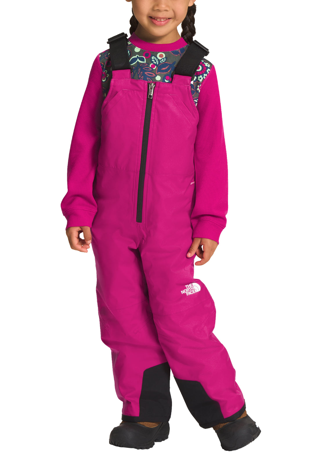 The North Face Toddler Freedom Insulated Bib Pants Fuschia Pink