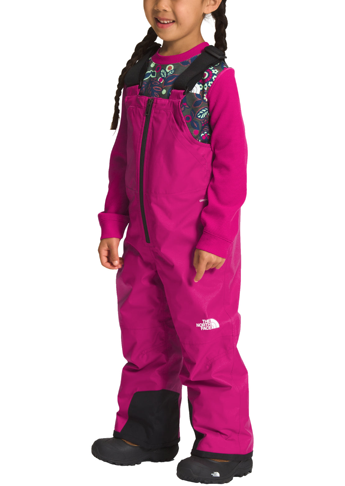 The North Face Toddler Freedom Insulated Bib Pants Fuschia Pink