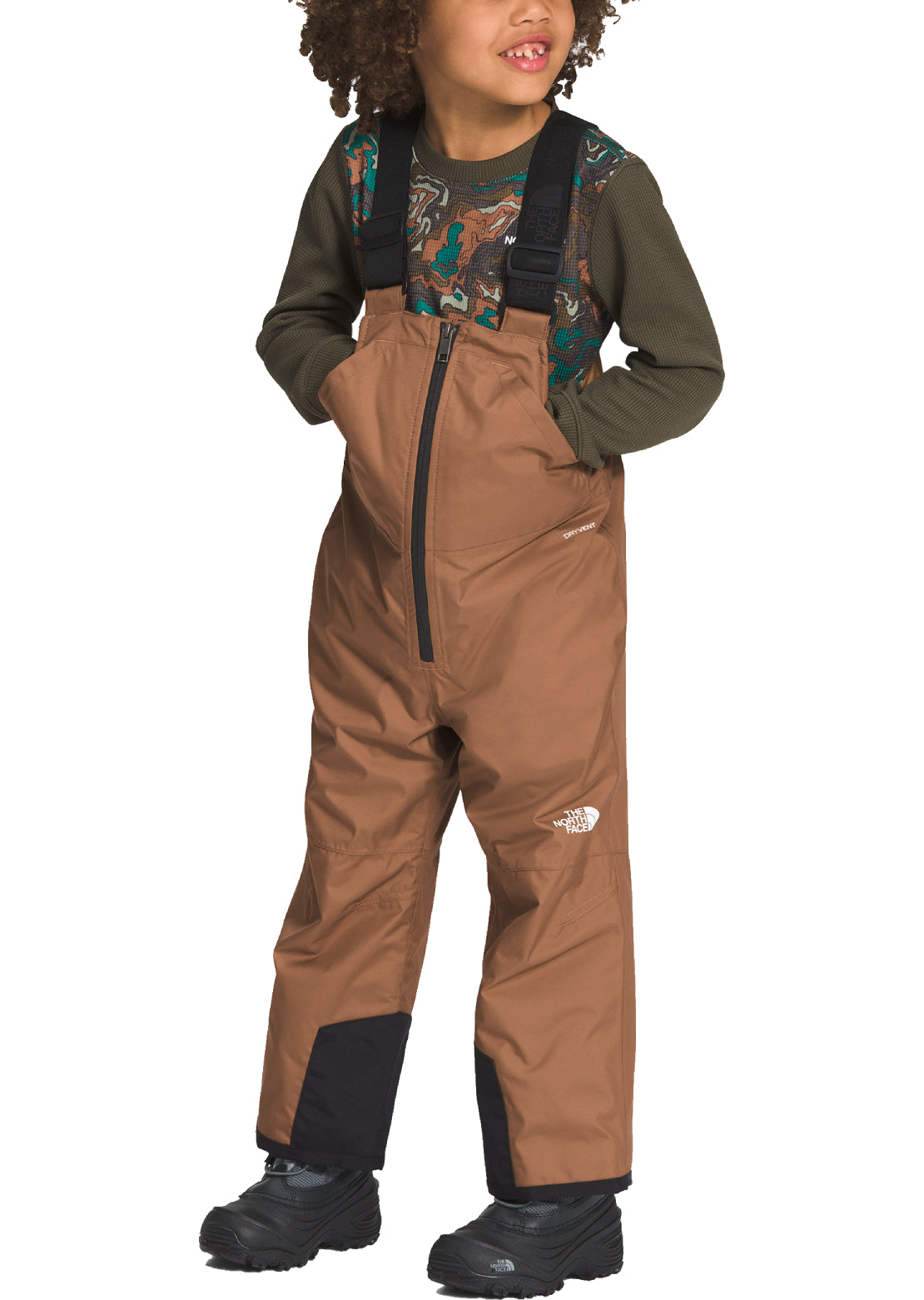 The North Face Toddler Freedom Insulated Bib Pants Toasted Brown
