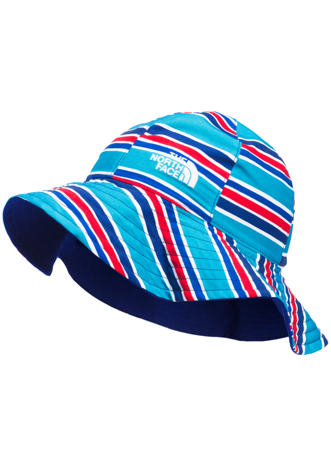 The North Face Toddler Littles Brimmer Bucker Hat Meridian Blue Painted Stripe Print