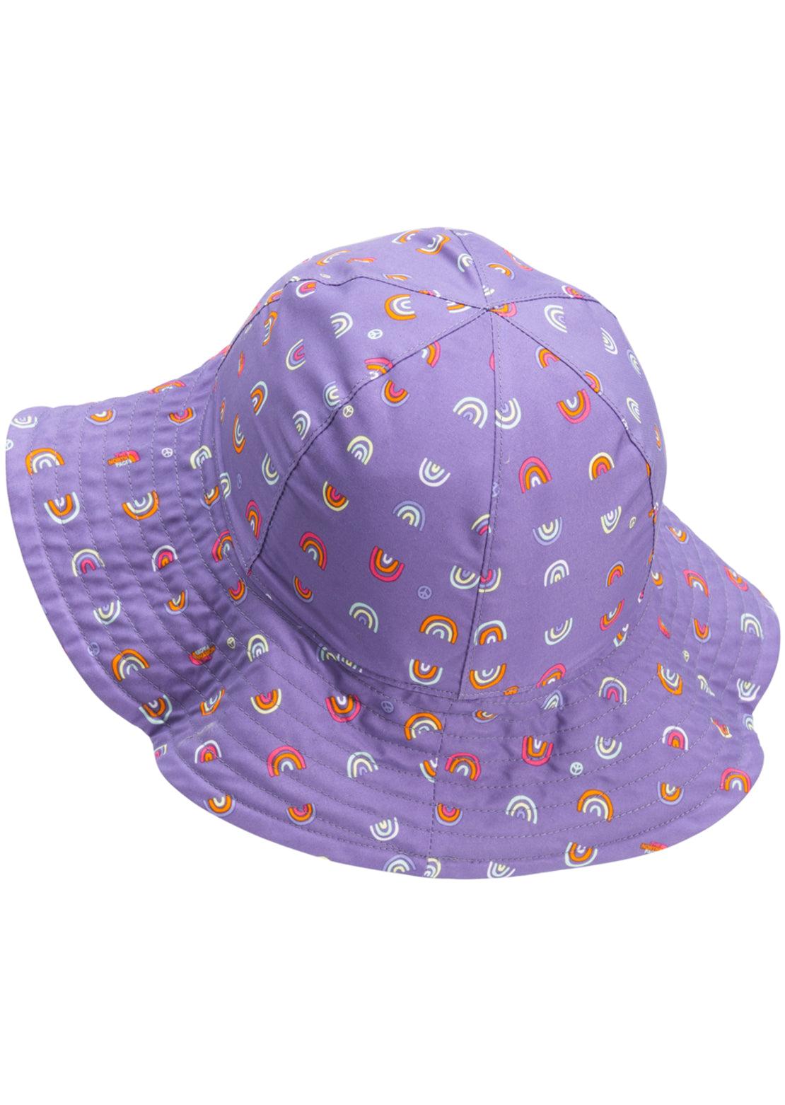 The North Face Toddler Littles Brimmer Bucker Hat  Pop Purple Rainbows End Print