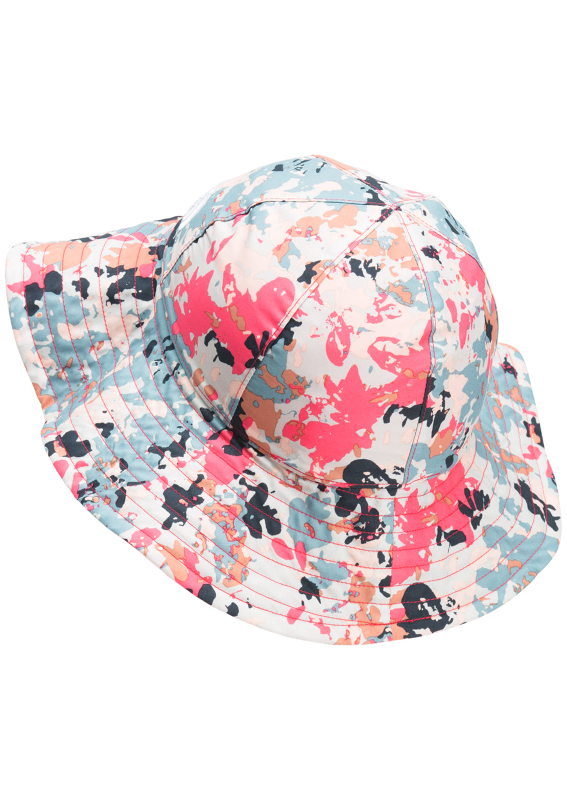 The North Face Toddler Littles Brimmer Bucker Hat Tourmaline Blue Multi Floral Camo Print