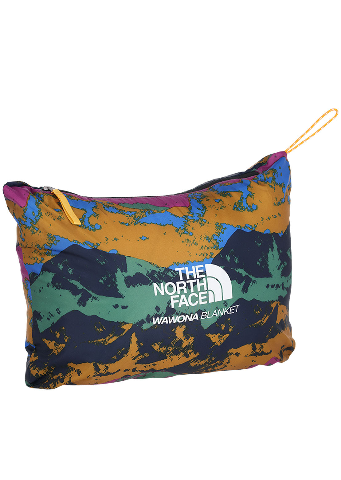  The North Face Wawona Blanket Arrowwood Yellow Mountain Panorama Large Print