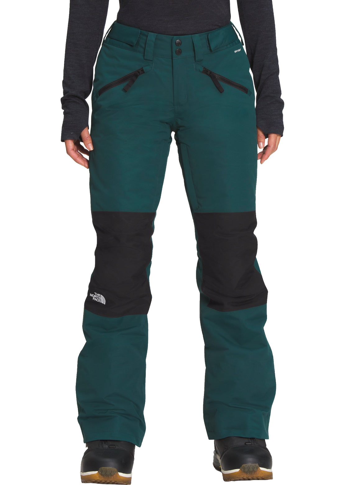The North Face Women&#39;s Aboutaday Regular Pants Ponderosa Green/TNF Black