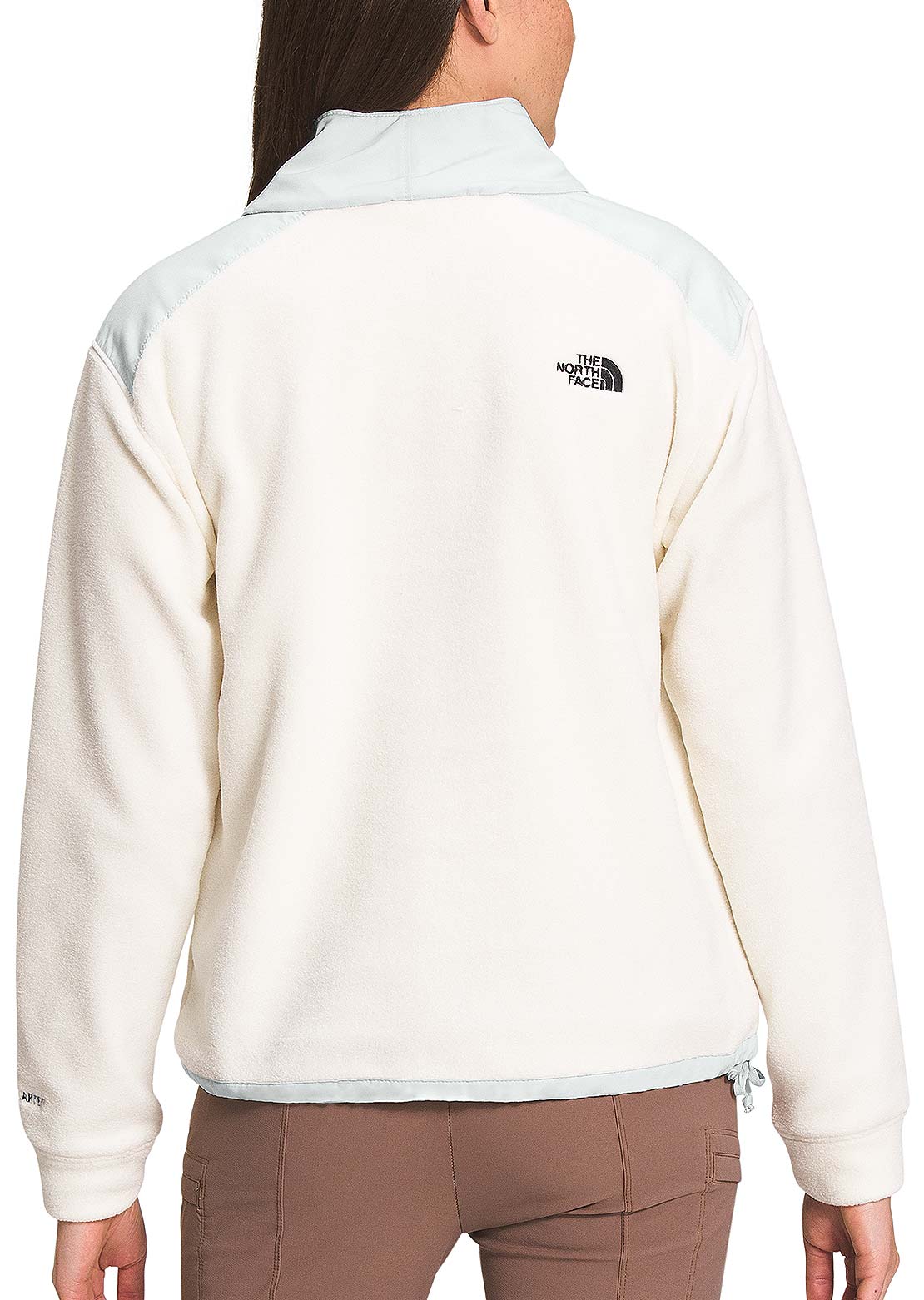 The North Face Women&#39;s Alpine Polartec 200 1/4 Zip Pullover Gardenia White/Tin Grey