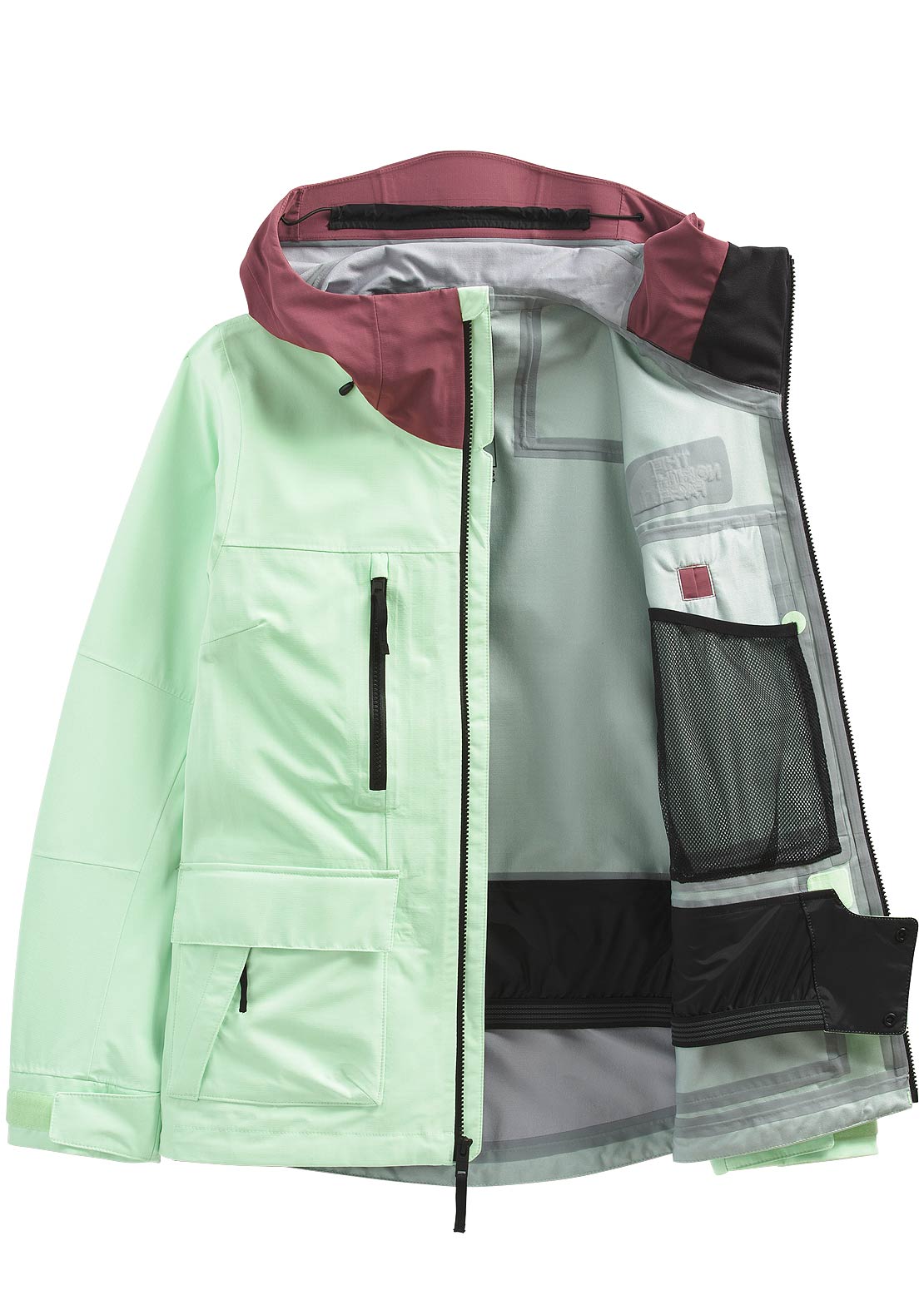 The North Face Women&#39;s Dragline Jacket Patina Green/Wild Ginger