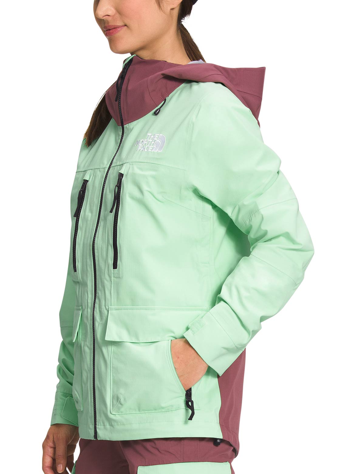 The North Face Women&#39;s Dragline Jacket Patina Green/Wild Ginger