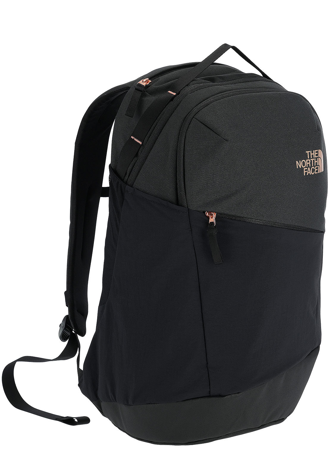The North Face Women&#39;s Isabella 3.0 Backpack TNF Black Light Heather/Burnt Coral Metallic