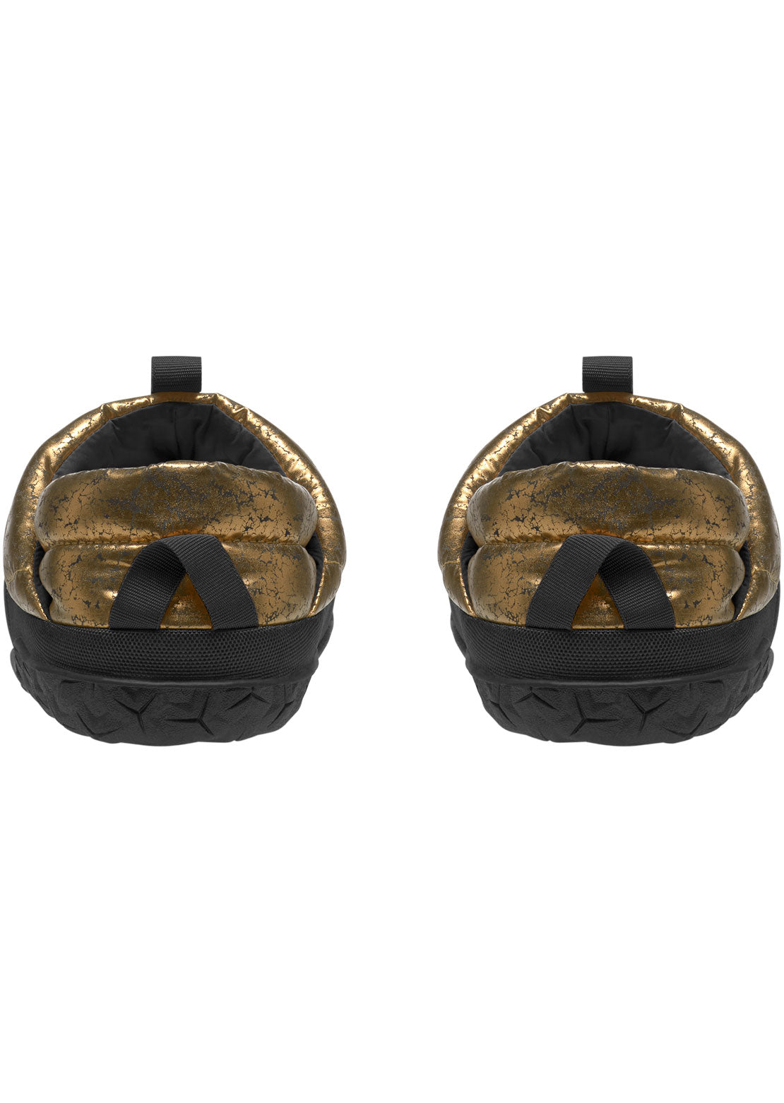 The North Face Women&#39;s Nuptse Mule Metallic Slippers Metallic Bronze/TNF Black