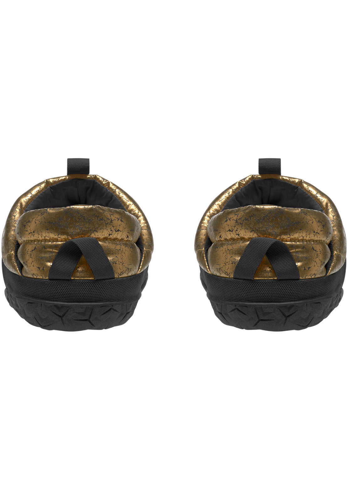 The North Face Women&#39;s Nuptse Mule Metallic Slippers Metallic Bronze/TNF Black