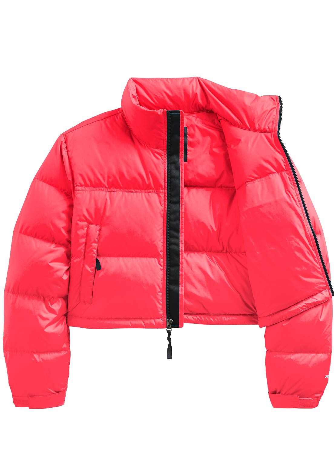 The North Face Women&#39;s Nuptse Short Jacket Brilliant Coral