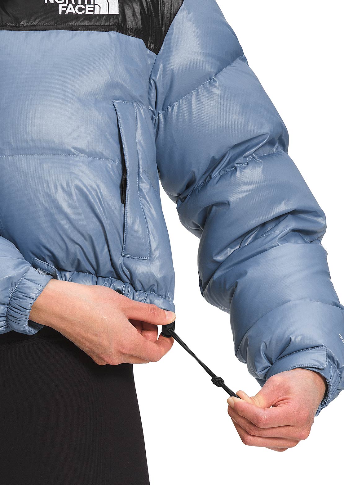 The North Face Women&#39;s Nuptse Short Jacket Folk Blue
