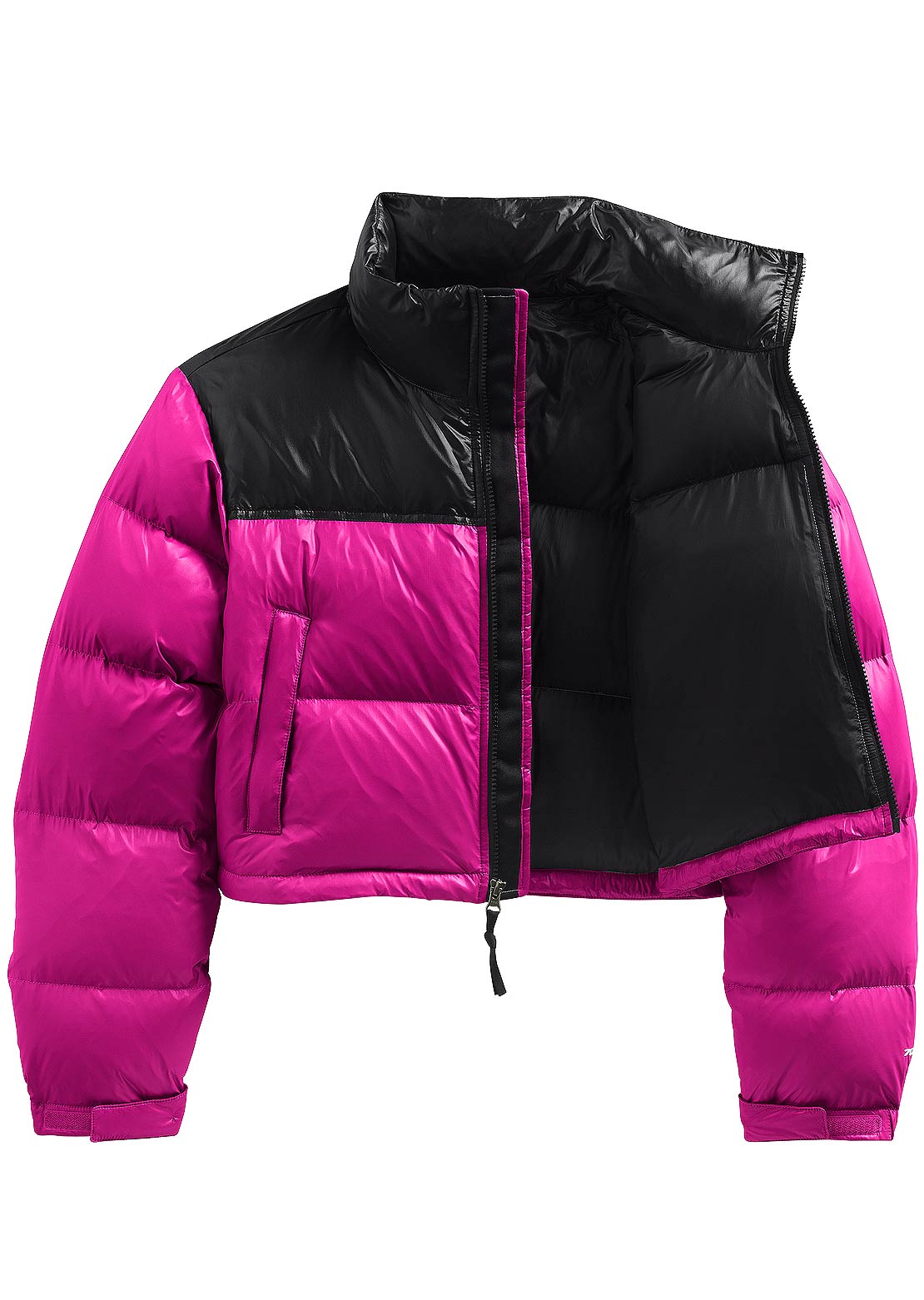 The North Face Women&#39;s Nuptse Short Jacket Fuschia Pink