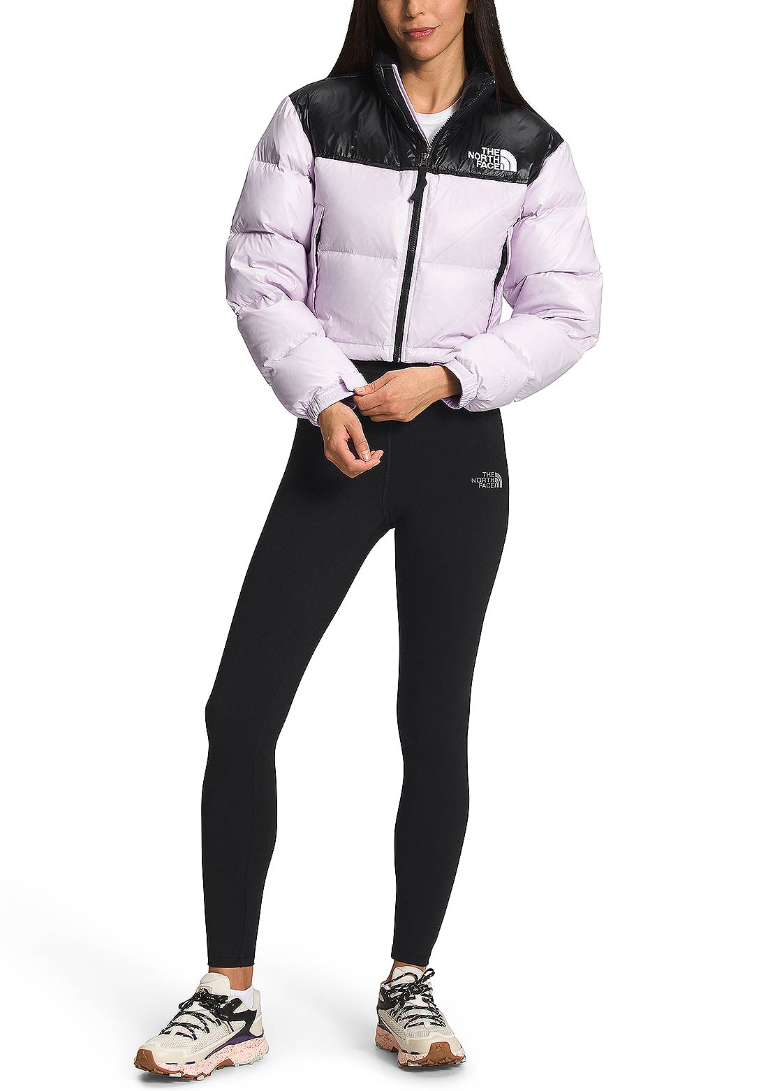 The North Face Women&#39;s Nuptse Short Jacket Lavender Fog