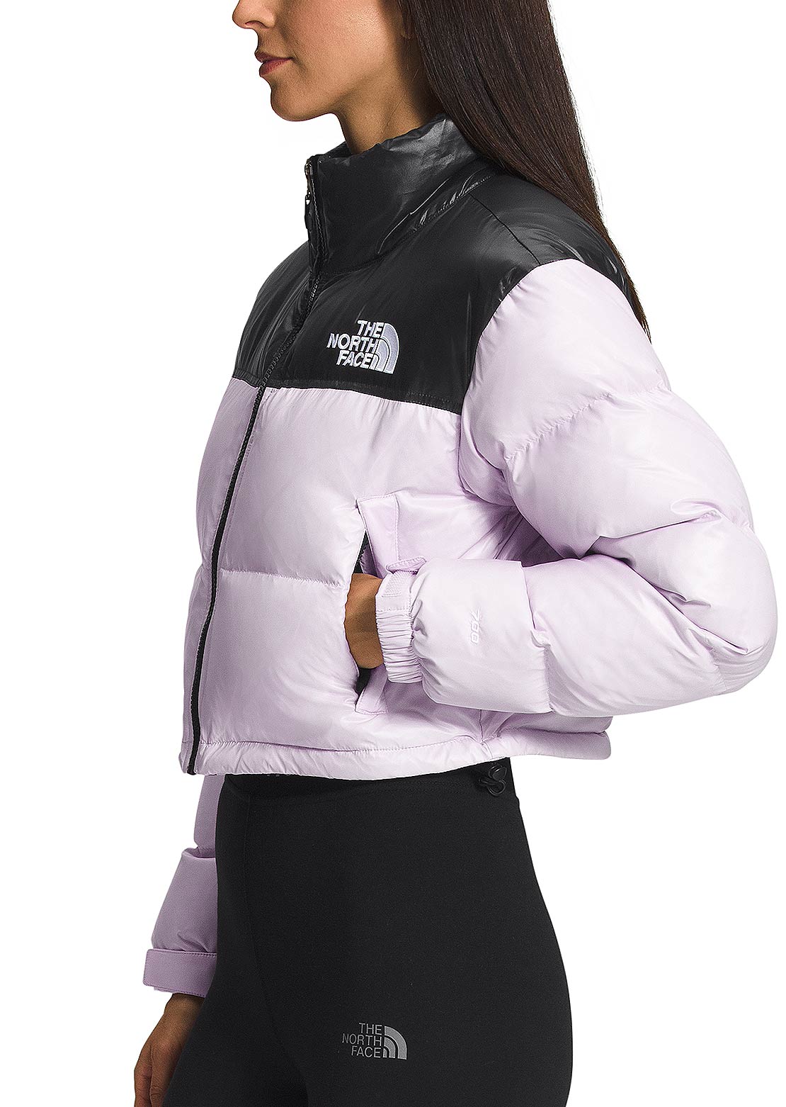 The North Face Women&#39;s Nuptse Short Jacket Lavender Fog