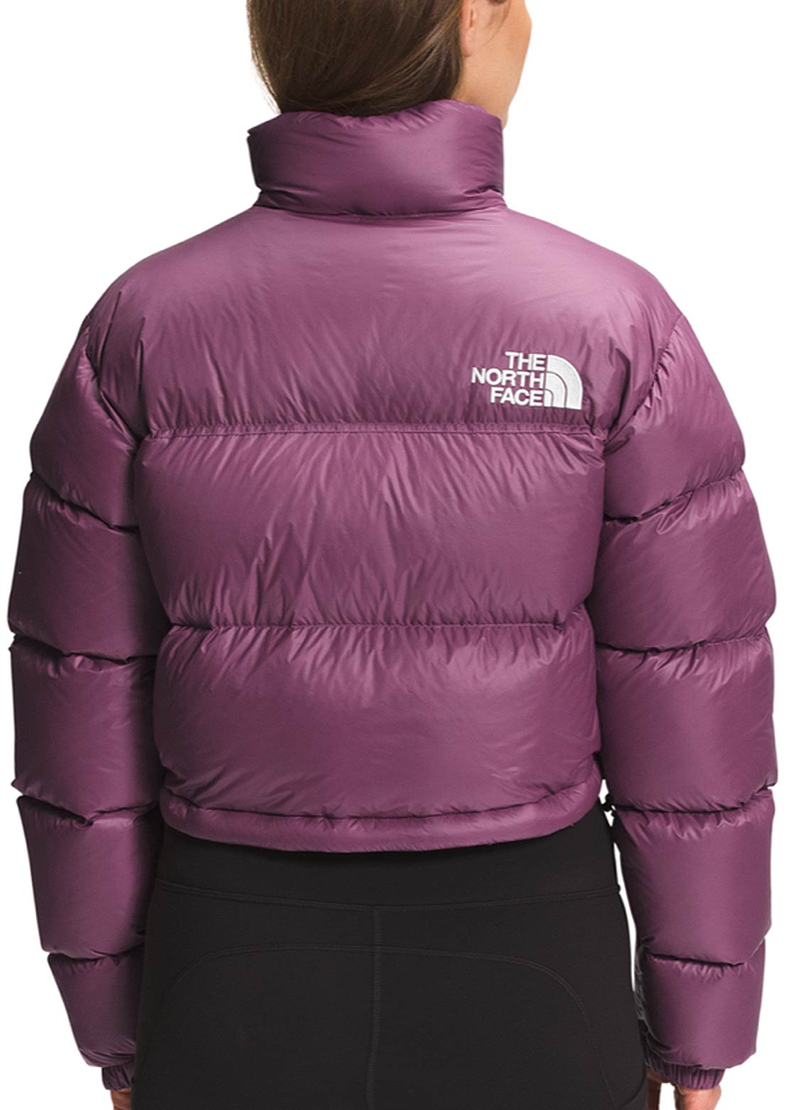 The North Face Women&#39;s Nuptse Short Jacket Pikes Purple