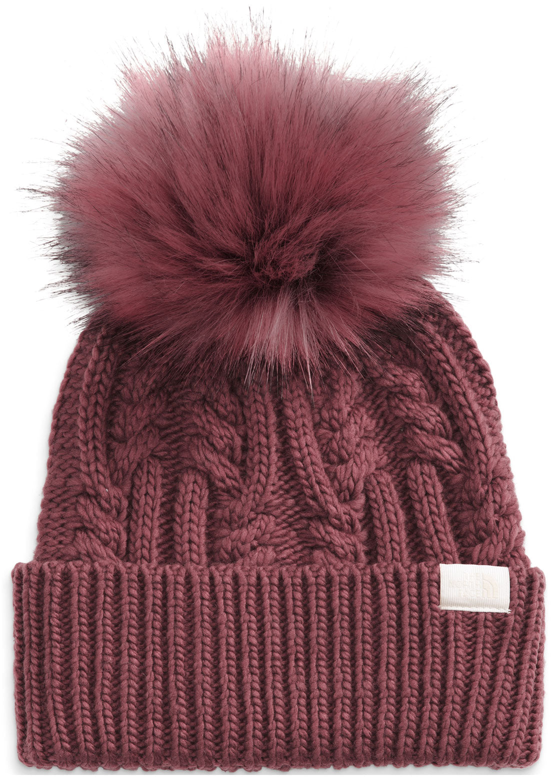 The North Face Women&#39;s Oh Mega Fur Pom Beanie Wild Ginger