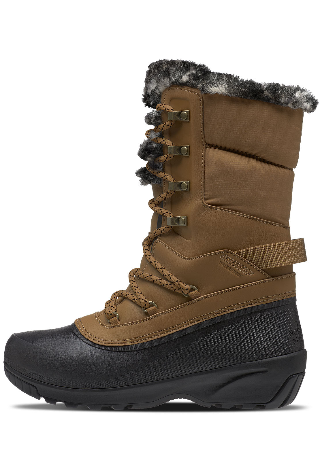 The North Face Women&#39;s Shellista IV Luxe WP Boots Utility Brown/TNF Black