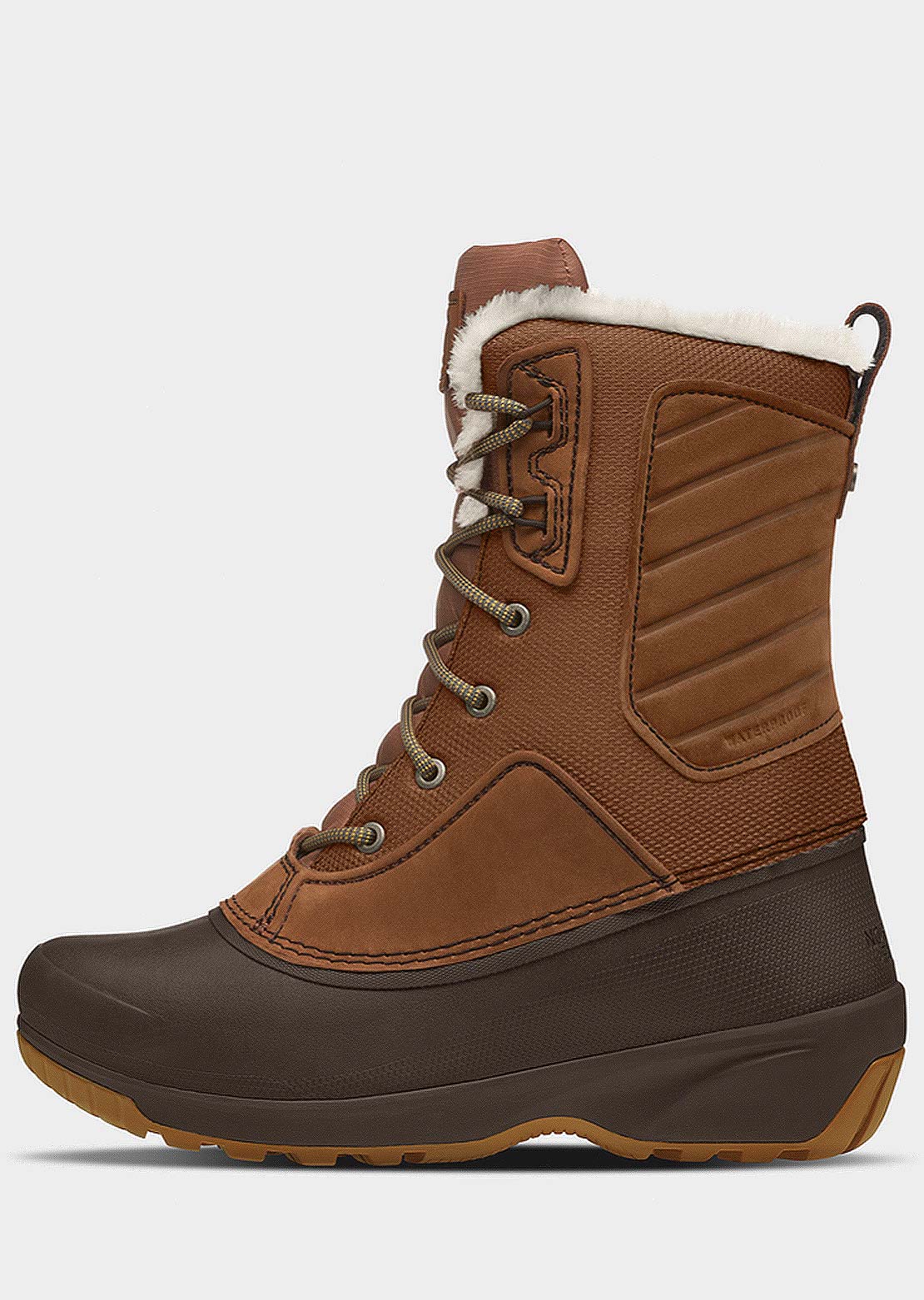The North Face Women's Shellista IV Mid WP Boots Monks Robe Brown/Demitasse Brown