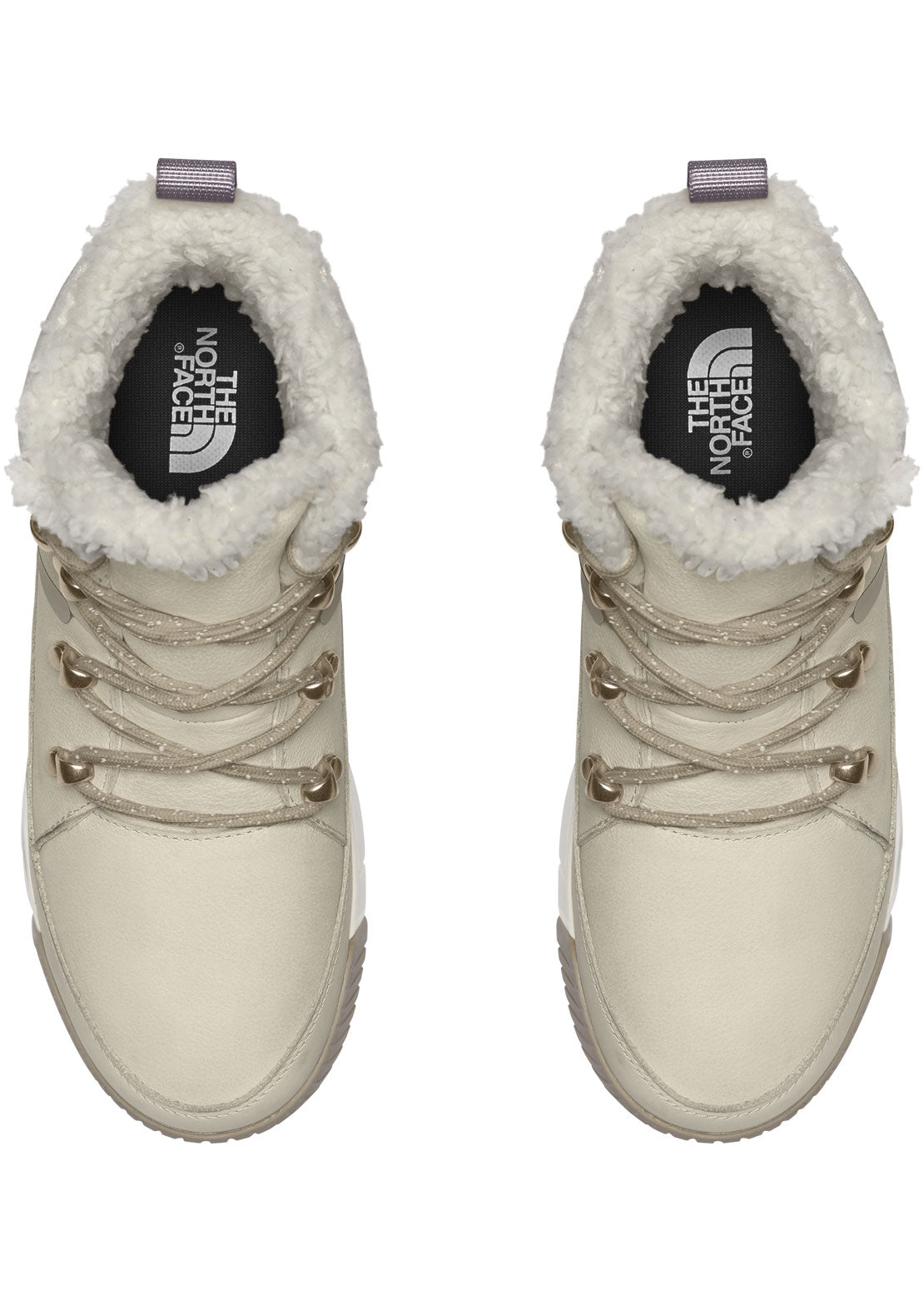 The North Face Women's Sierra Mid Lace WP Boots Gardenia White Silver Grey