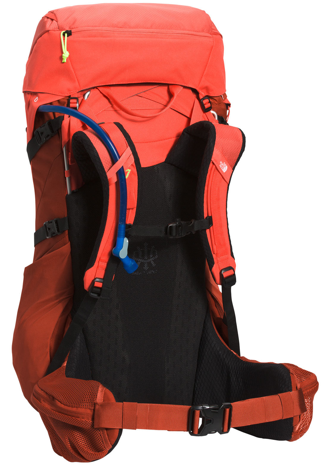 The North Face Women&#39;s Terra 55 Hiking Backpack Retro Orange/Rusted Bronze/LED Yellow