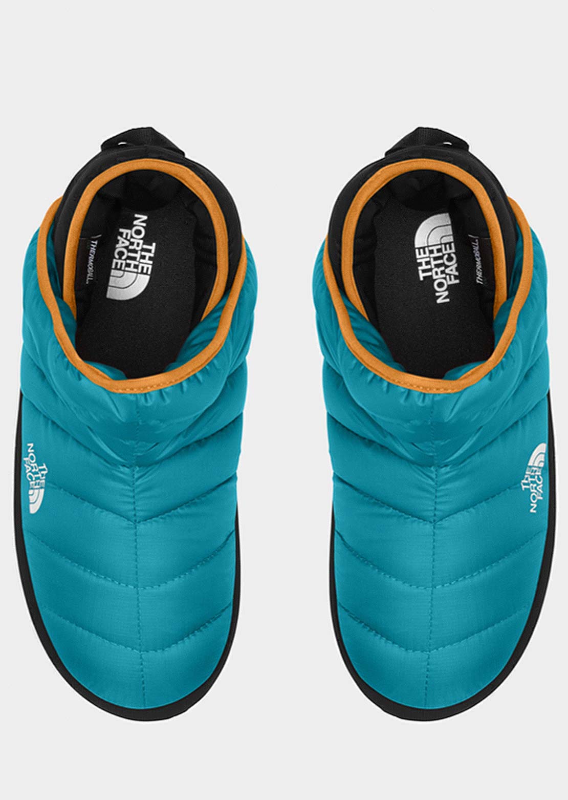 The North Face Women&#39;s ThermoBall Traction Bootie Slippers Enamel Blue/TNF Black